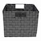 Simplify Storage Bin, Plastic, Black, 13 in H, 15 in W, 13 in L 26241-BLK-SILVER - alternate 3
